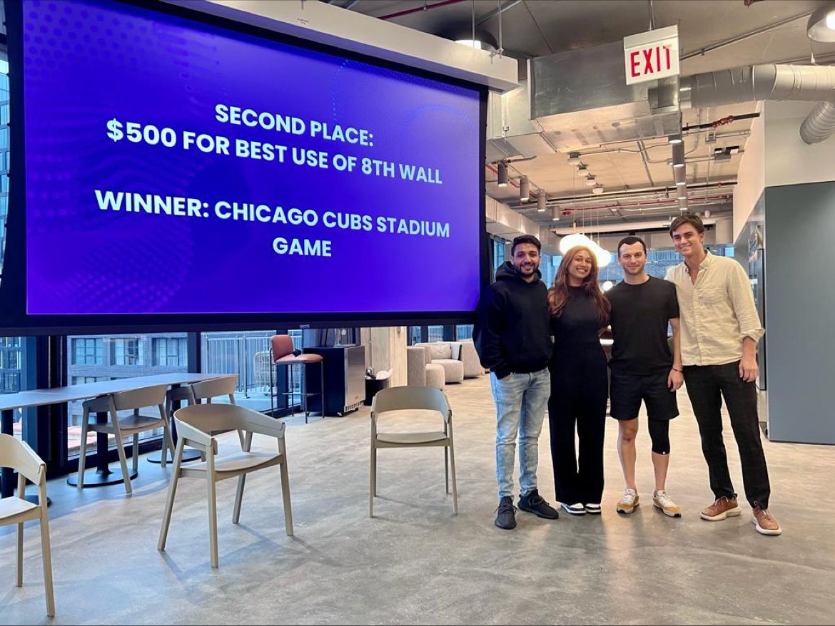 Nik D'Mello presenting Cubs ARcade